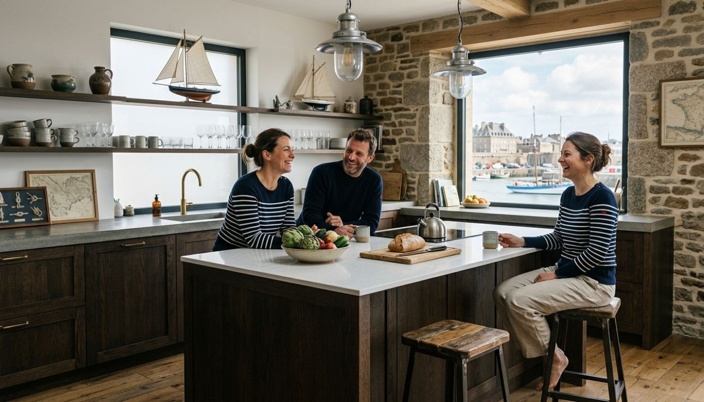 Cuisiniste Saint Malo : quand tradition maritime et design contemporain se rencontrent
